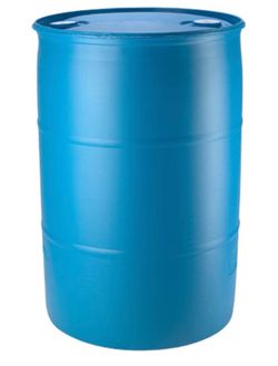 55 gallon drum, food grade material, BPA free, Blue