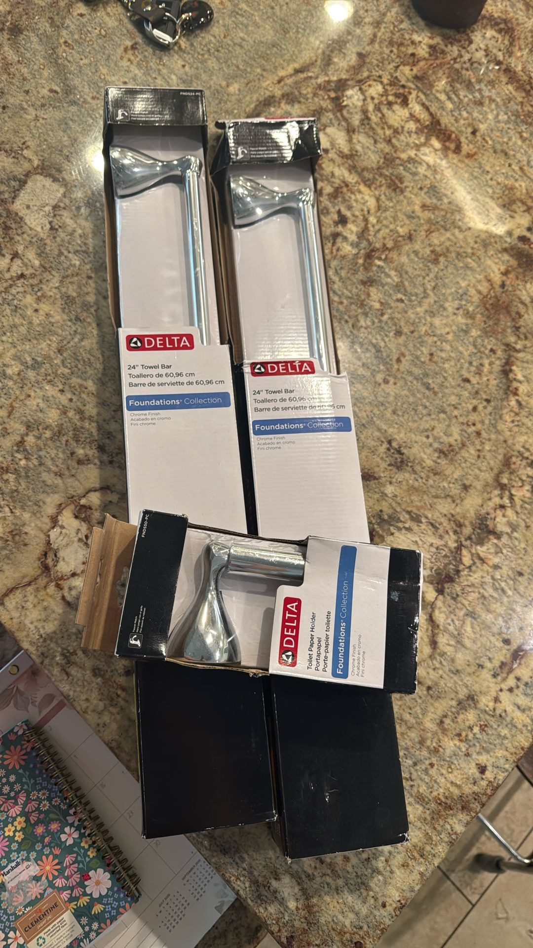 Towel Bars And Toilet Paper Holder