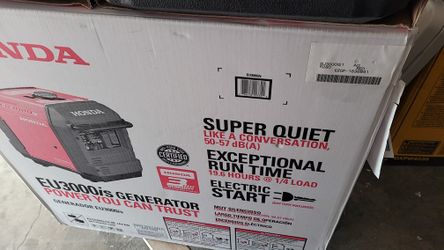 Honda generator3000 BRAND NEW