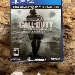 Call of Duty Modern Warfare Ps4