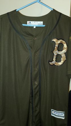 Majestic Boston Red Sox salute to service rice Jersey