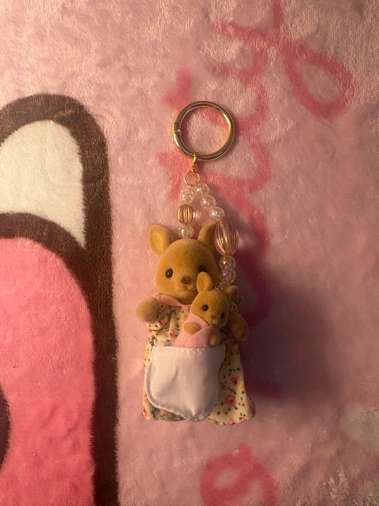 Calico Critters Keychain- Mama and Baby