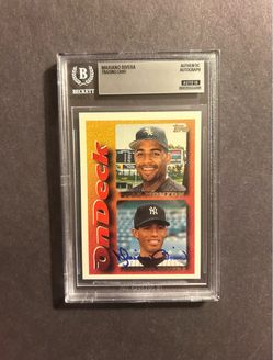 1995 Toppps Traded #130T Mariano Rivera RC w/ on card auto. Negotiable