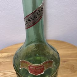 Vintage tall wine bottle 