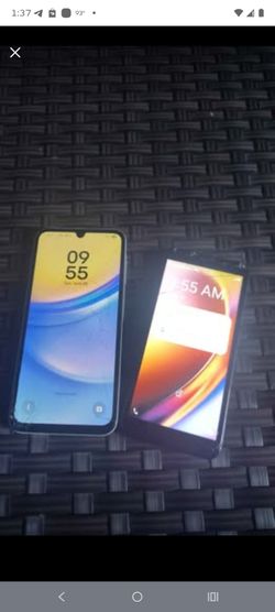 Samsung Galaxy + TCL Smartphone Bundle both it's cracked