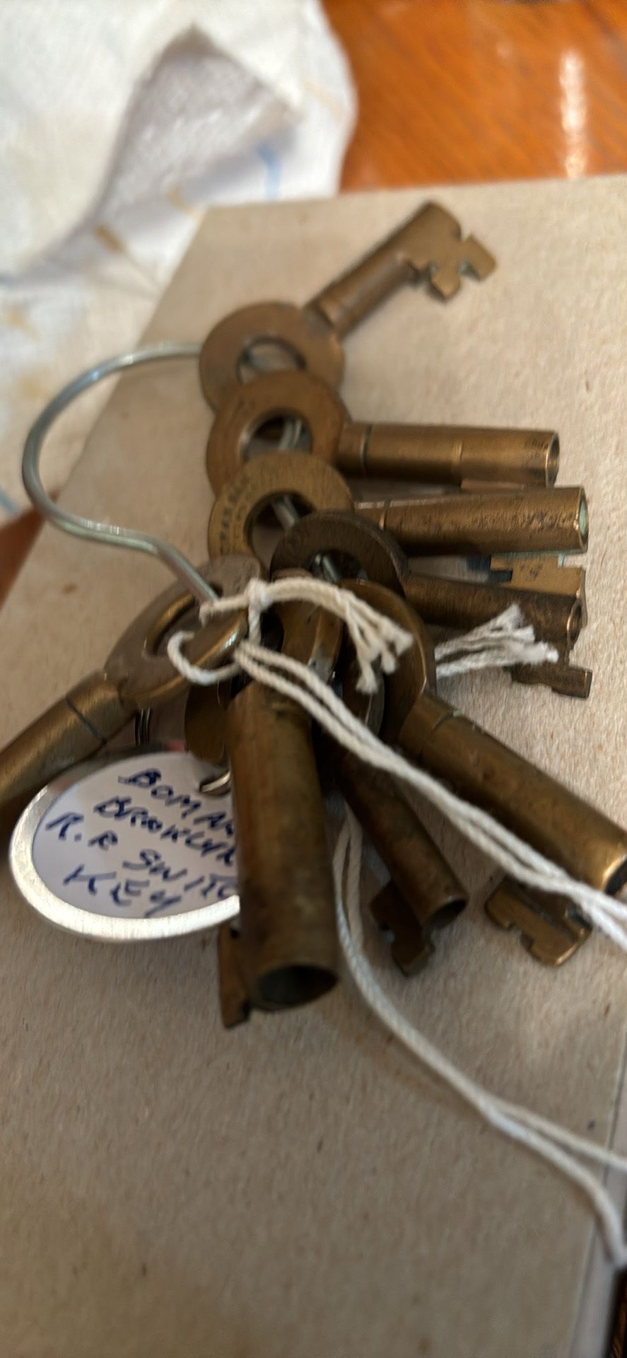 Bormann’s Railroad Switch Keys $50 Each