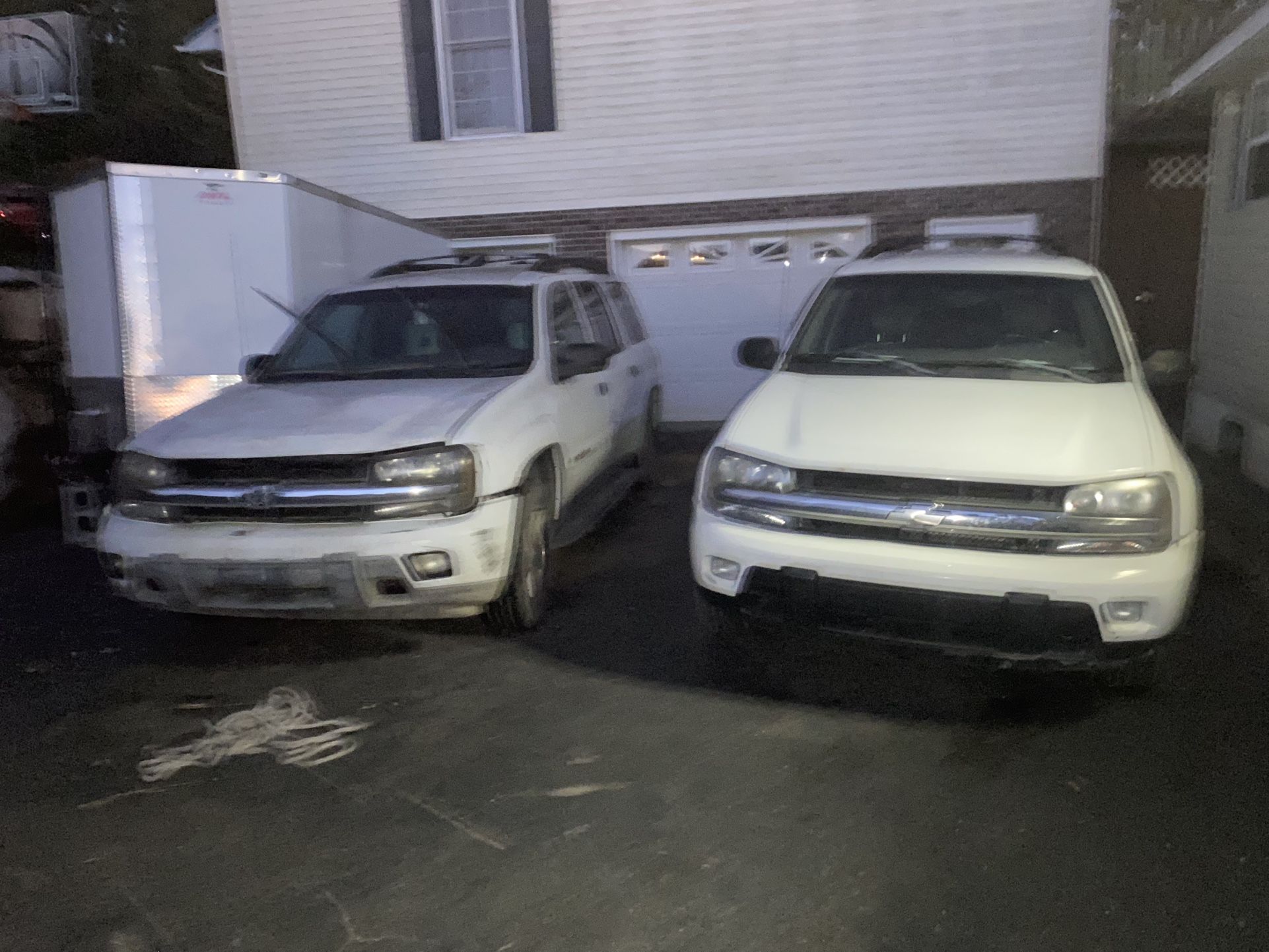 Two 2002 Trailblazers 