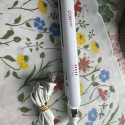 Conair Double Ceramic Flat Iron, 1.0-Inch, Straight & Shine, For All Hair Types and Textures, Rose Gold CS221N