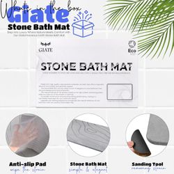 Stone Bath Mat - Brand New