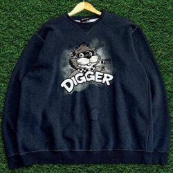Grey and black Chase Authentics crewneck sweatshirt