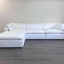 El Dorado White Cloud Sectional Couch/Sofa