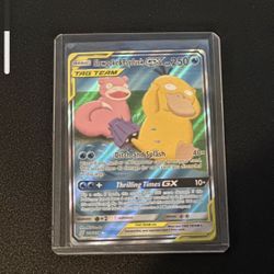 Slowpoke & Psyduck GX Pokemon Card