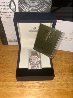 Audemars Piguet Royal Oak Fully Iced Out Watch