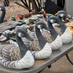 Hand Carved Wood Ducks
