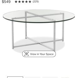 Room And Board Classic Coffee Table Round