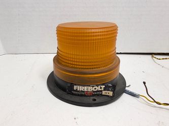 Warn-A-Lite Vintage Firebolt Amber Emergency Light/Strobe/Beacon