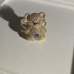 Teddy Bear Gold Ring