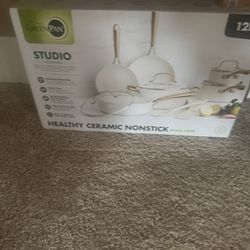 Brand New Green Pan Set