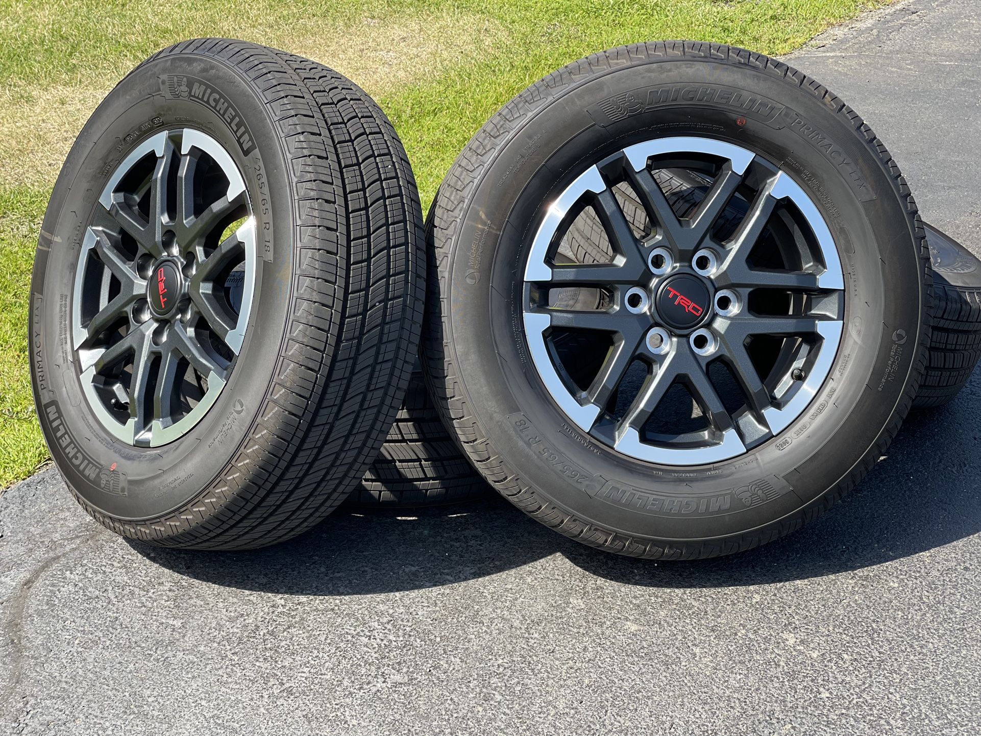 2024 NEW 18” Toyota Tacoma TRD Pro Wheels 4Runner rims 265/765R18 Tires A/S 6x5.5 FJ Cruiser Land Cruiser