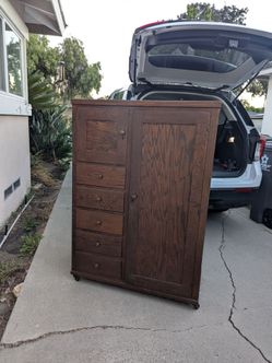 Antique Chifferobe Oak