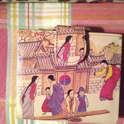 Small French Purse With Asian Scenes