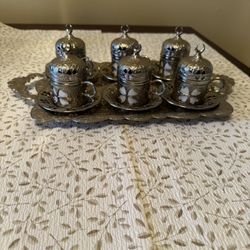 Espresso Set From Turkey In Good Condition 