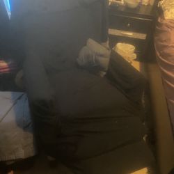 Recliner Chair/ Black Chair Cover