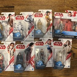 Star Wars The Last Jedi 3.75 Action Figures | Luke Skywalker, Rey, Kyle Ren, Poe, Finn