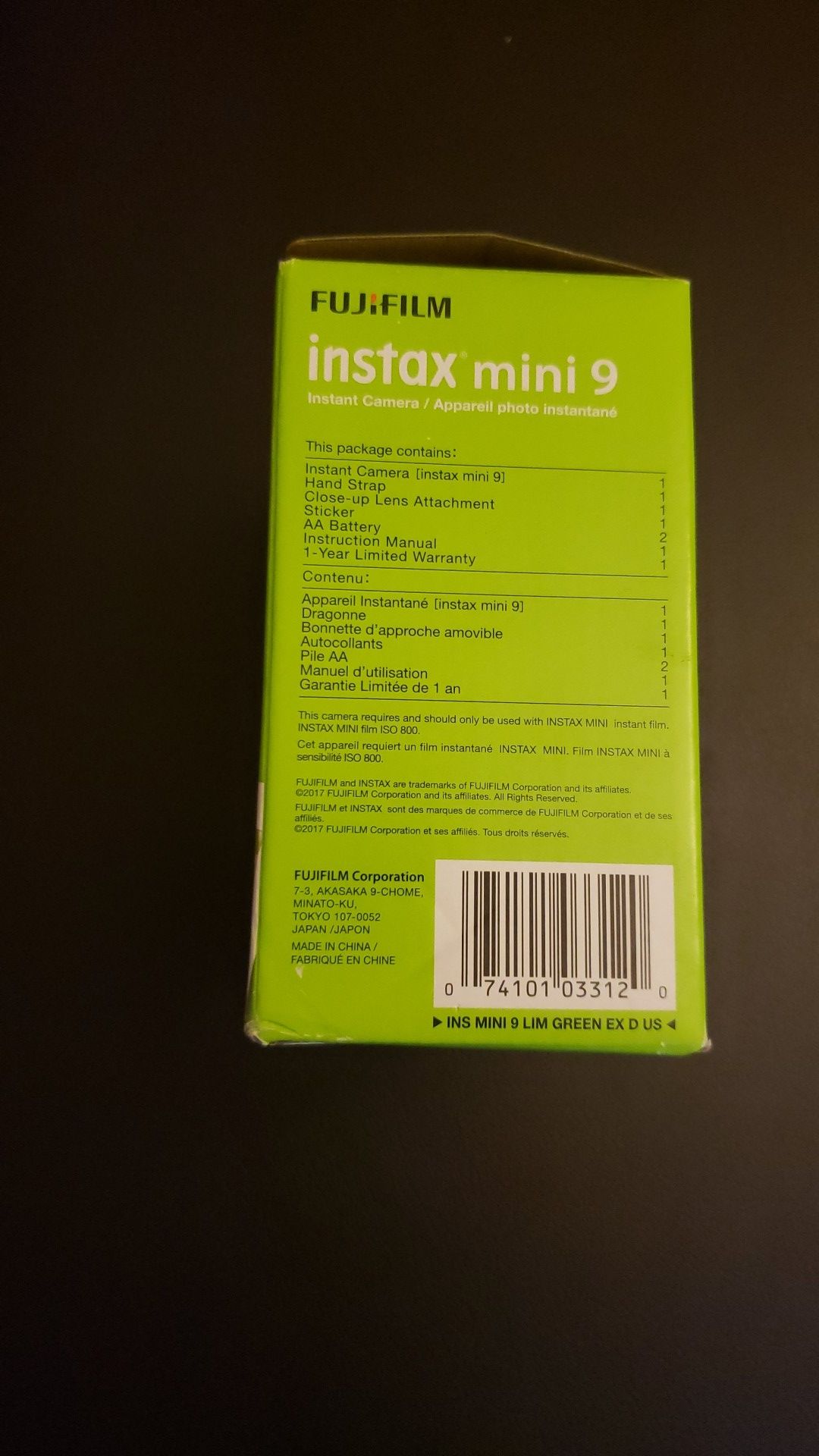 Instax mini 9 Lime Green - Brand NEW