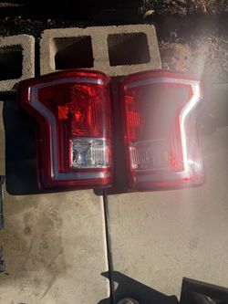 2015 F-150 OEM halogen tail light housings — bulbs not included