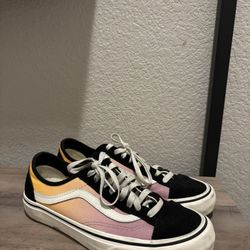 old school sunset vans - W 8.5
