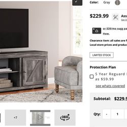 60% Off - Rustic 72 Inch - Wide TV Stand - Modern Rustic for $100