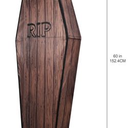 HALLOWEEN COLLAPSIBLE COFFIN, ASHLAND (SALE)