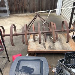 Nice 6Ft Wide 2 Row Spring Tooth implement