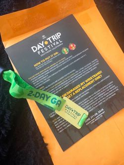 2 day GA daytrip festival !!✨