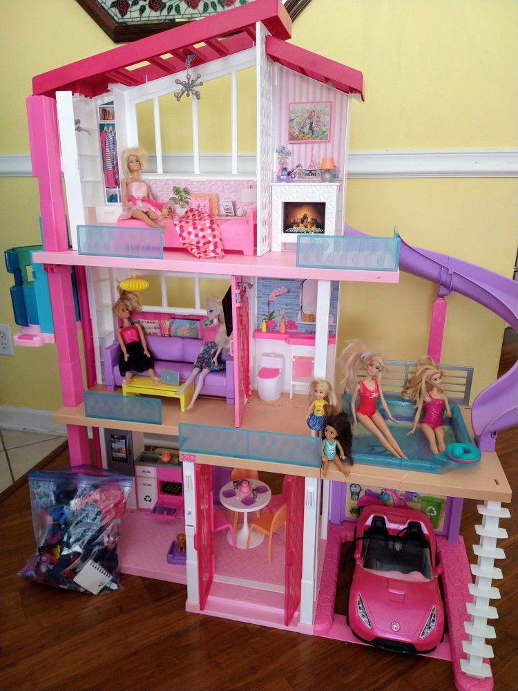 Barbie Dreamhouse, Dolls And Accessories 