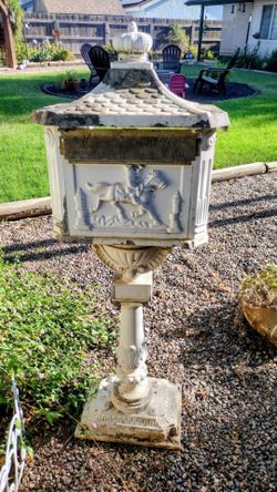 Antique vintage mailbox