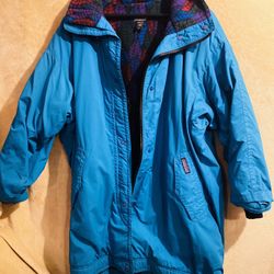 Patagonia~Teal Storm Rain Jacket, women’s 