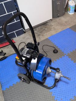 Electric Drain Cleaning Machine with Cart