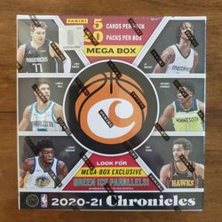 2020-21 Panini Chronicles Basketball MEGA Box FANATICS EXCLUSIVE!!
