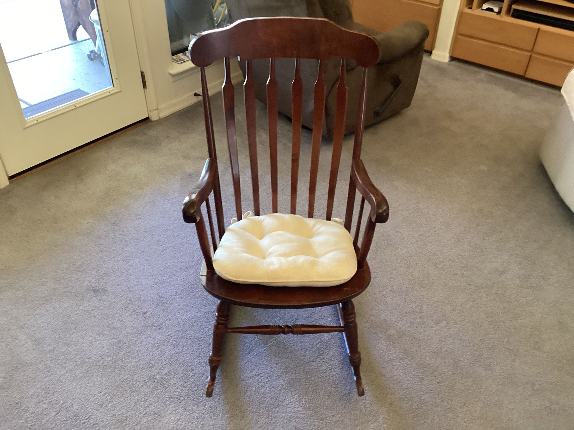 Nichols & Stone Co. Rocking Chair  Beautiful Wood Rocking  Chair   Nursery Rocking Chair