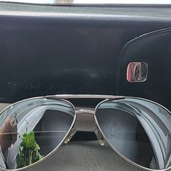 Smith Serpico Aviator Sunglasses With Leather Case