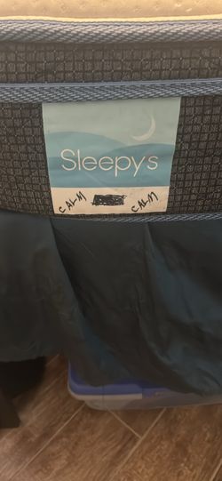 Queen mattress set with frame and headboard