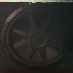 kicker 15 inch sub with box 