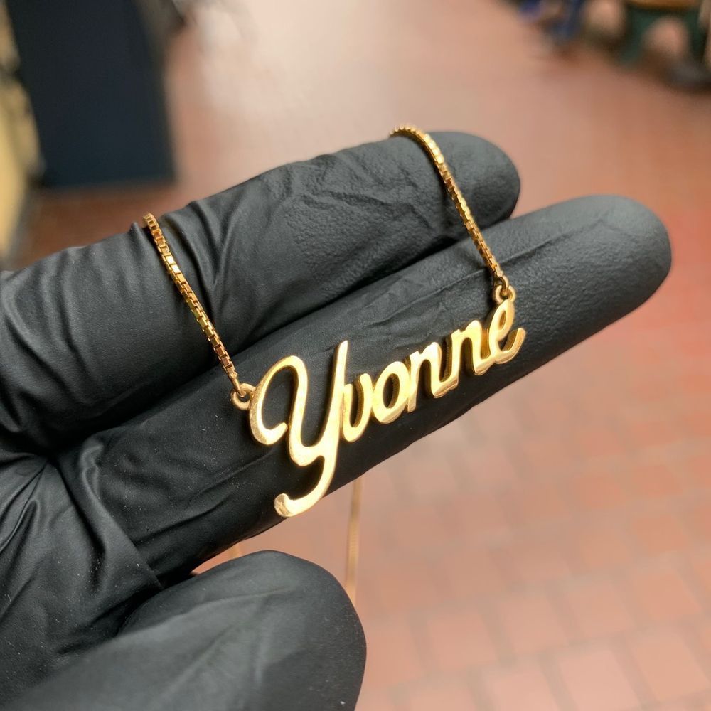 Personalized Layer Name Necklace, Custom Heart Necklae