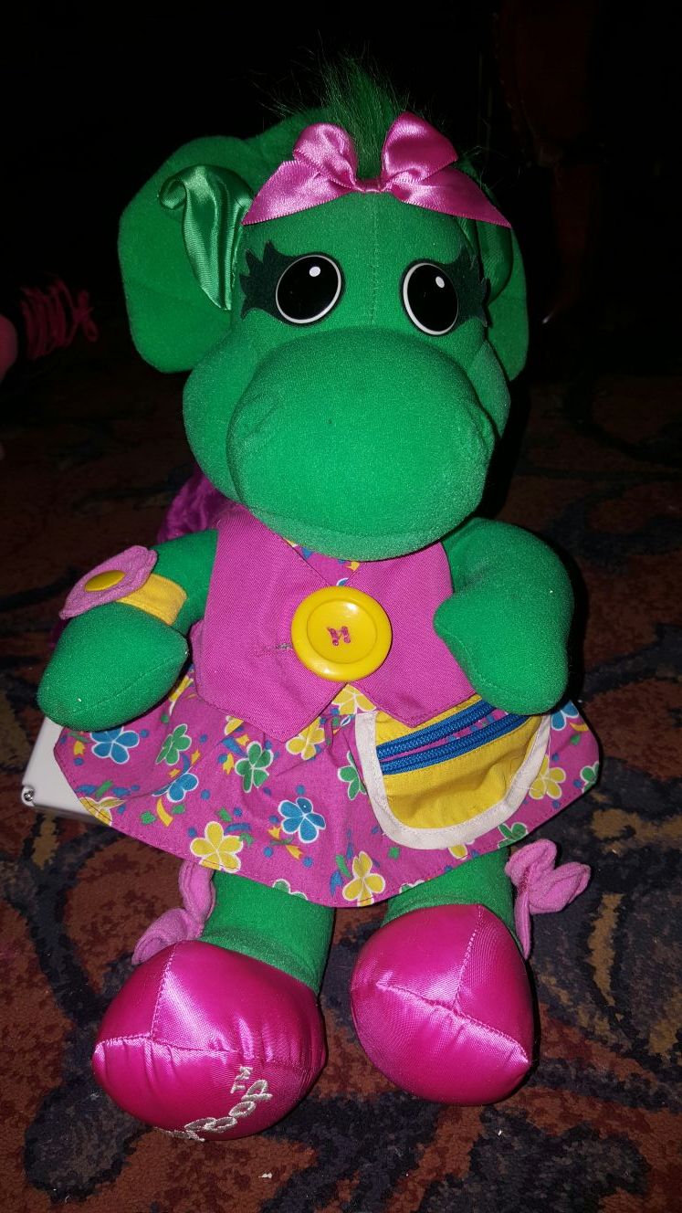 1993 17" Baby Bop Talk And Dress - Barney Family