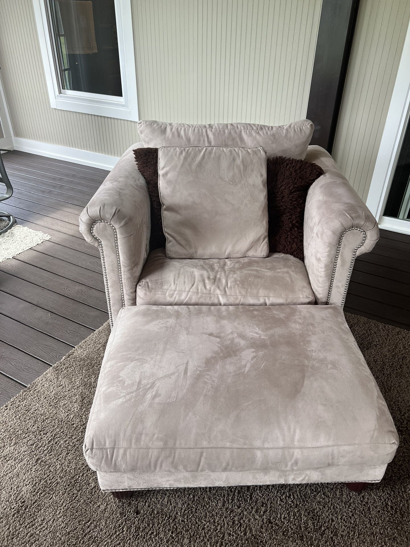Couch And love Seat With ottoman