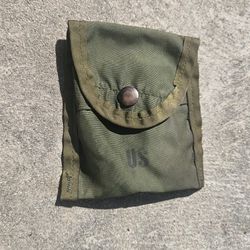 Vietnam War Era Compass Or First Aid Pouch