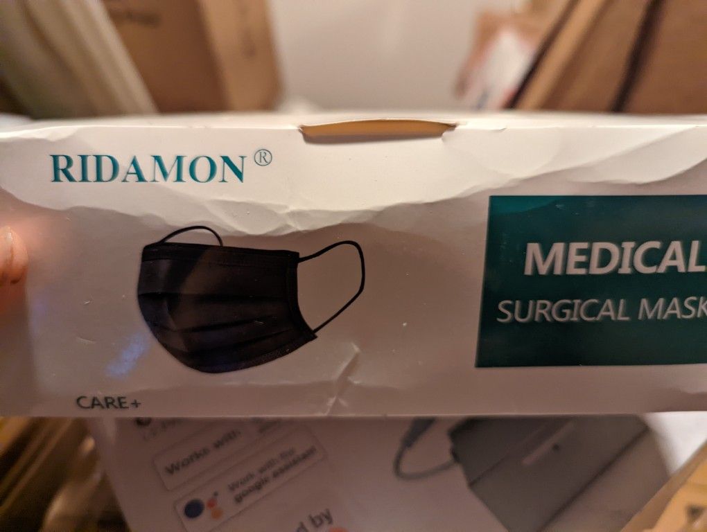 Brand New In Box 50 Pack Of Disposable Face Masks