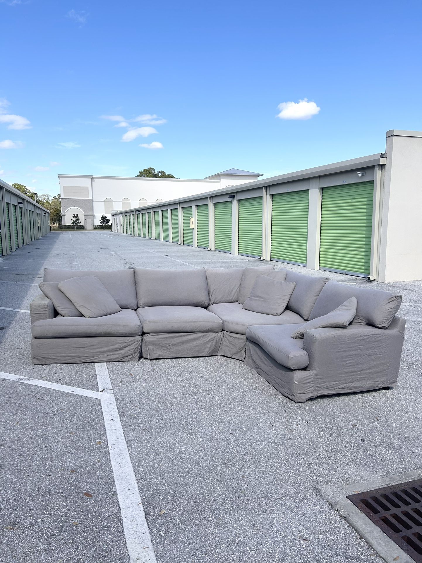 Gray Sectional Couch